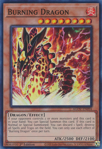 Dragón Ardiente [AGOV-EN094] Súper Rara