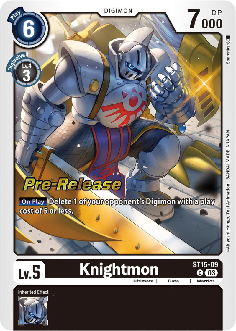 Knightmon [ST15-09] [Mazo de Inicio: Cartas de Pre-Lanzamiento Dragon of Courage]
