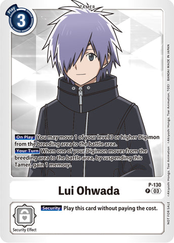 Lui Ohwada [P-130] (Mazo de demostración de la NYCC de 2023) [Cartas promocionales]