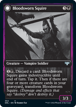Écuyer sanguin // Chevalier sanguin [Innistrad: Double Feature]