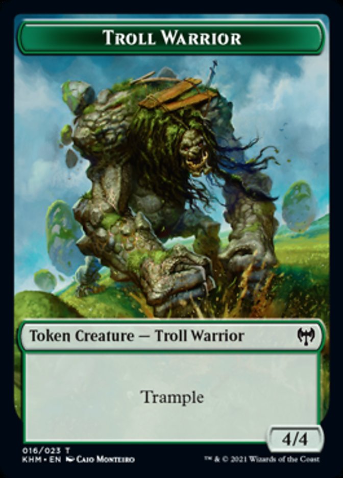 Jeton Guerrier troll [Jetons de Kaldheim]