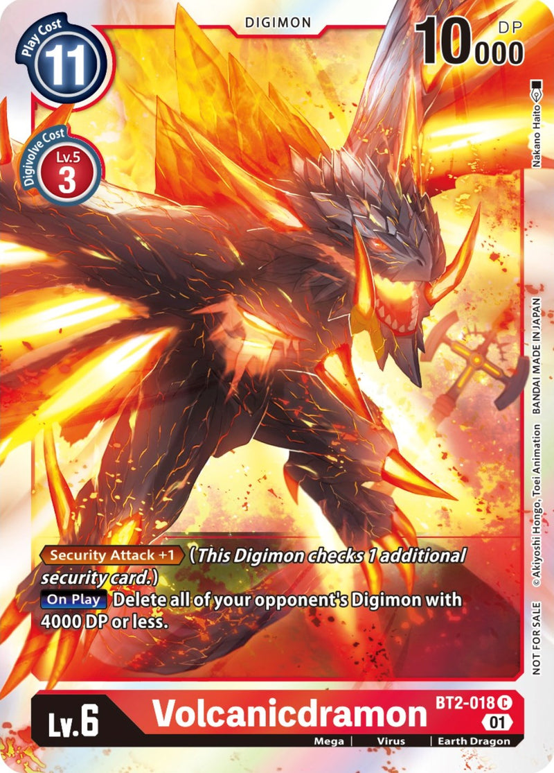Volcanicdramon [BT2-018] (Paquete de entrada especial ST-11) [Promociones especiales de refuerzo de lanzamiento]