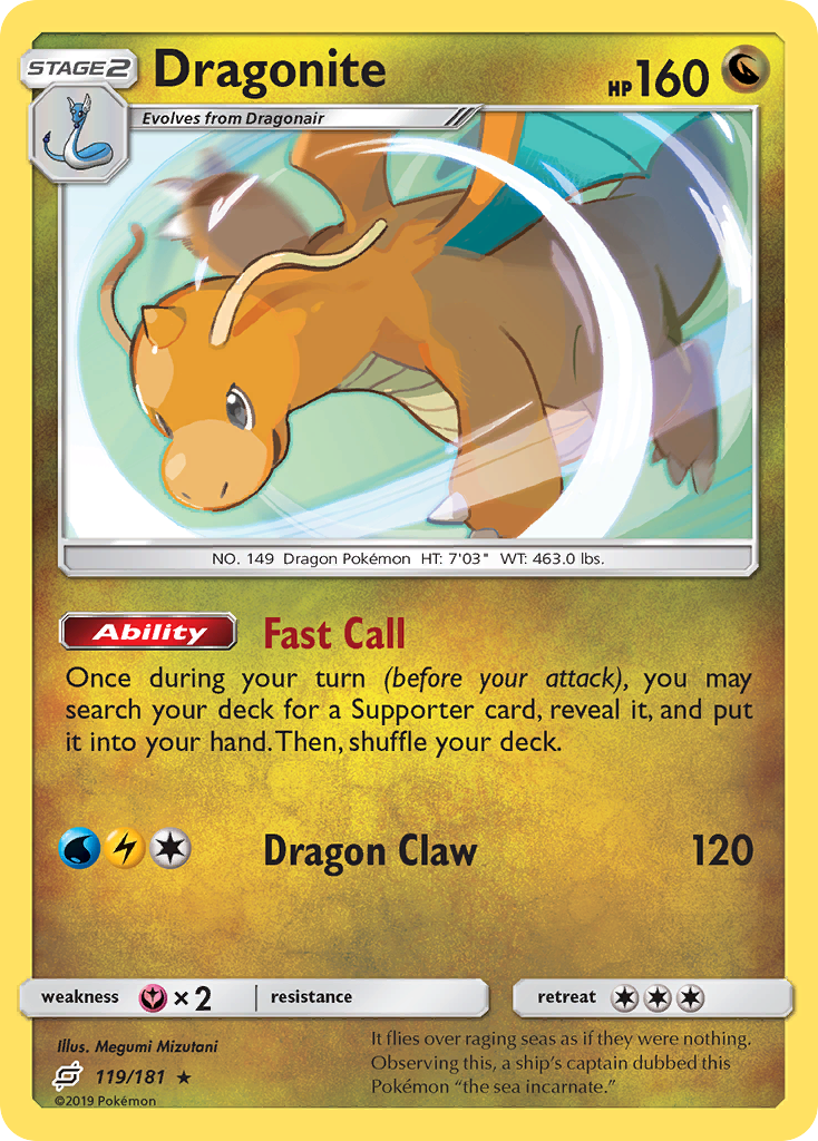 Dracolosse (119/181) [Soleil et Lune : Duo de Choc]