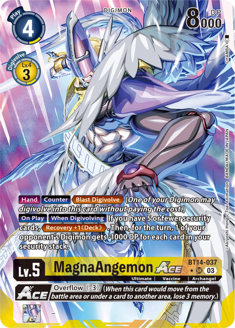 MagnaAngemon Ace [BT14-037] (Arte Alternativo Exclusivo para Inglés) [Blast Ace]