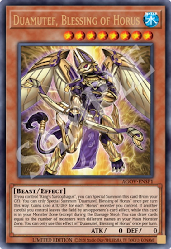 Douamoutef, Bénédiction d'Horus (AGOV-FRSP1) [AGOV-FRSP1] Ultra Rare