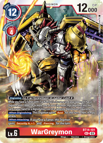 WarGreymon [BT14-101] [Asalto Explosivo]