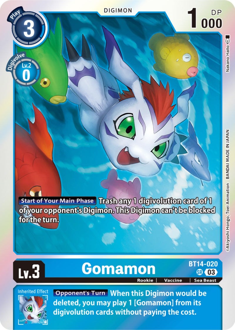 Gomamon [BT14-020] [As en ráfaga]
