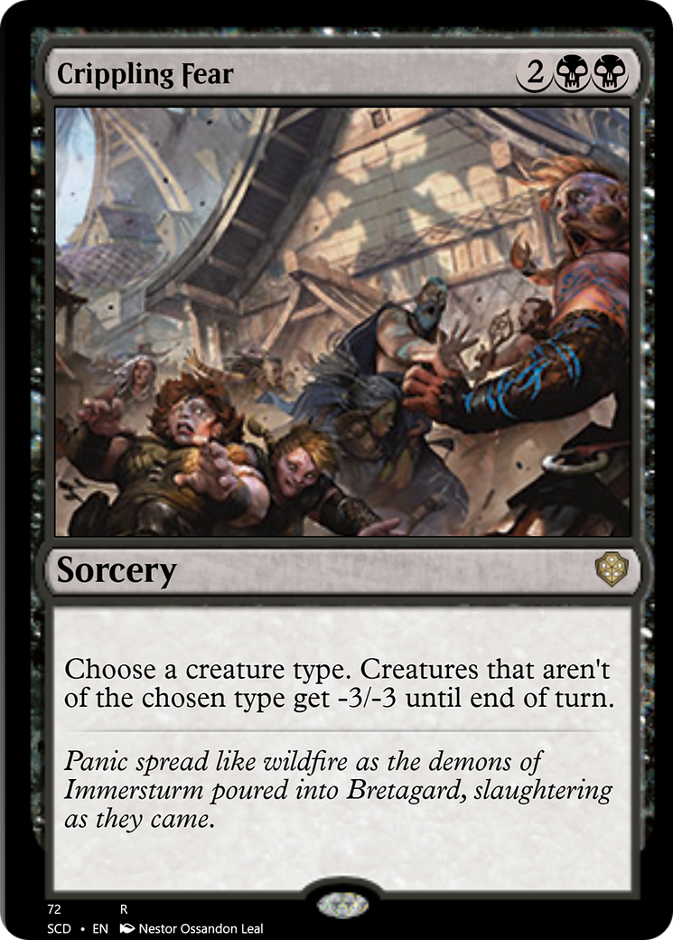 Peur paralysante [Decks de Commandant prêts-à-jouer]