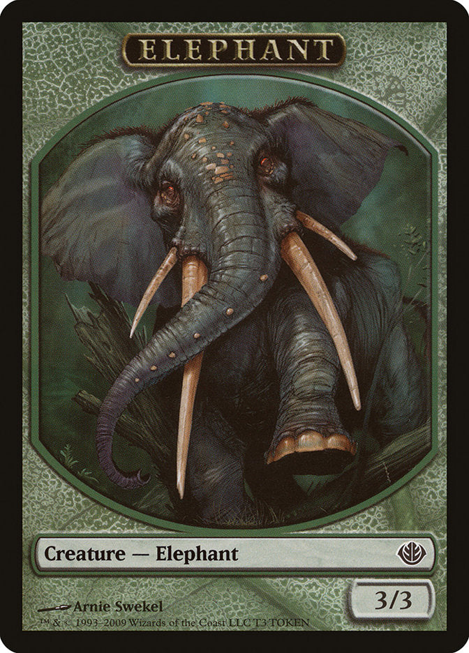 Jeton Éléphant [Decks du duelliste : Garruk contre Liliana Jetons]