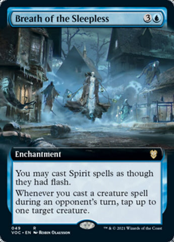 Aliento del Despierto (Arte Extendido) [Innistrad: Voto Carmesí Commander]