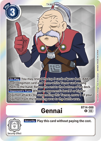Gennai [BT14-088] [As del Estallido]