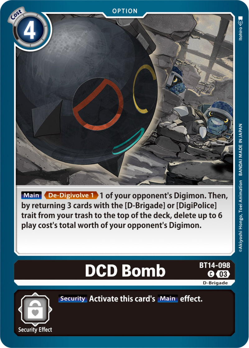 Bomba DCD [BT14-098] [Blast Ace]