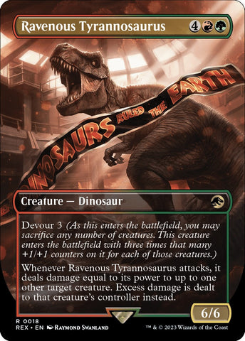Tyrannosaure déchaîné (sans bordure) [Collection Jurassic World]