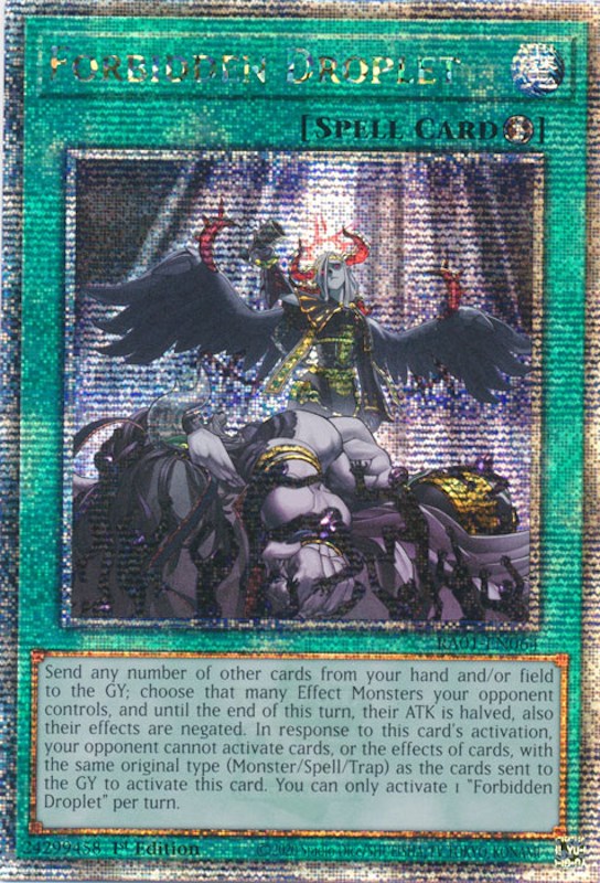 Gouttelette interdite [RA01-FR064] Quarter Century Secret Rare