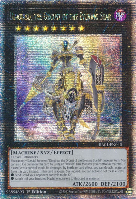 Dingirsu, l'Orcust de l'Étoile du Soir [RA01-EN040] Quarter Century Secret Rare