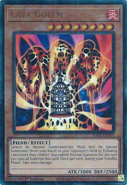 Golem de Lave [RA01-FR001] Ultimate Rare Prismatique