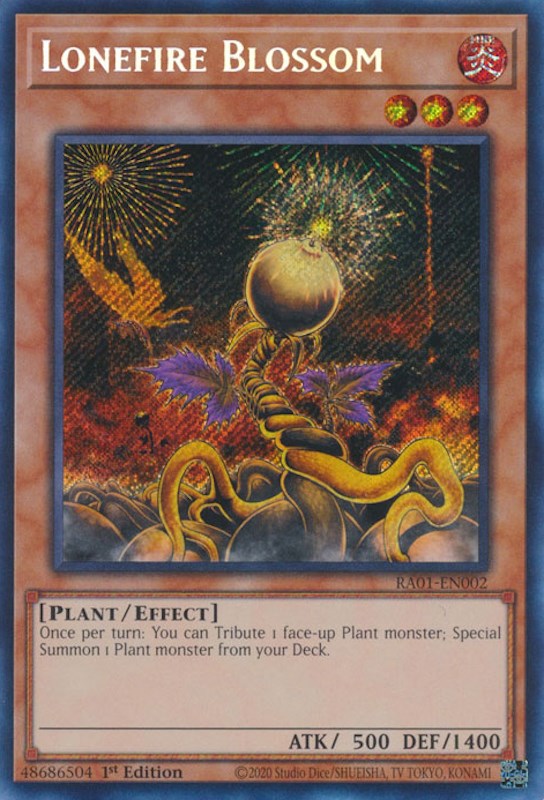Fleur de feu solitaire [RA01-FR002] Secrète Rare
