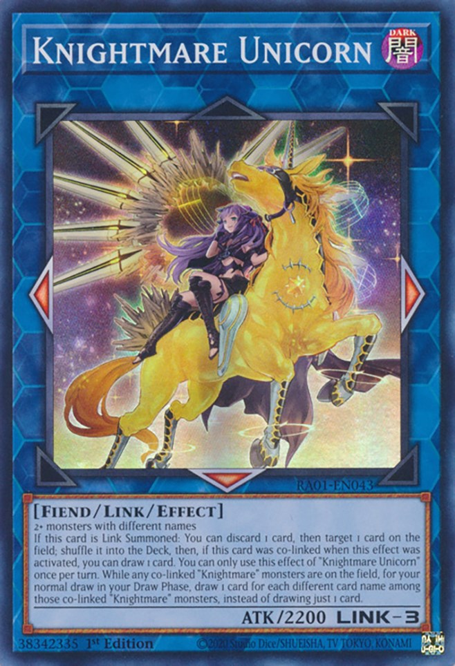 Licorne Cauchemardesque (Art Alternatif) [RA01-FR043] Super Rare