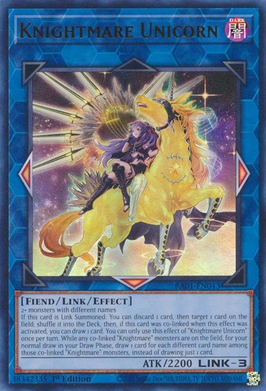 Licorne Cauchemardesque (Art Alternatif) [RA01-FR043] Ultra Rare