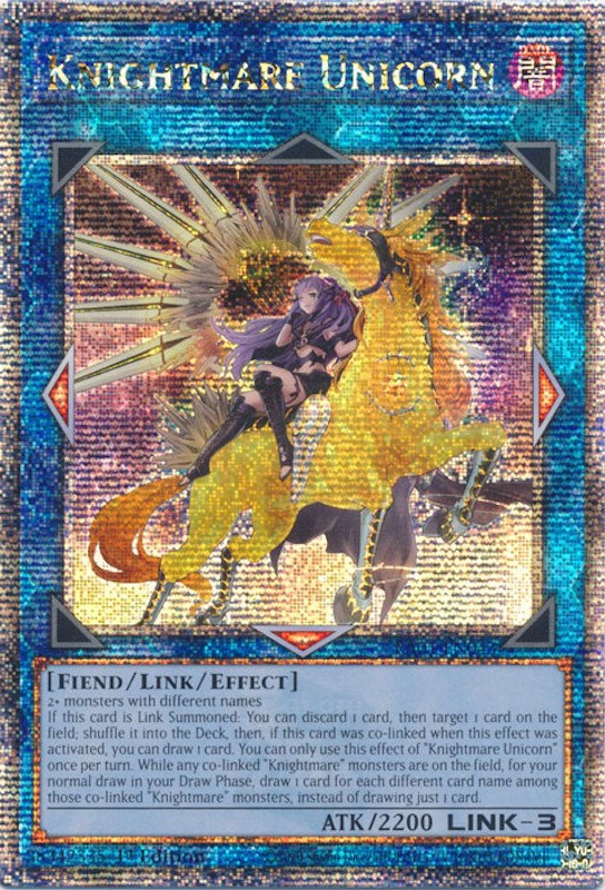 Chevalcauchemar Licorne (Art Alternatif) [RA01-FR043] Quarter Century Secret Rare