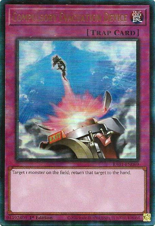 Dispositif d'Évacuation Obligatoire [RA01-FR069] Ultimate Rare Prismatique