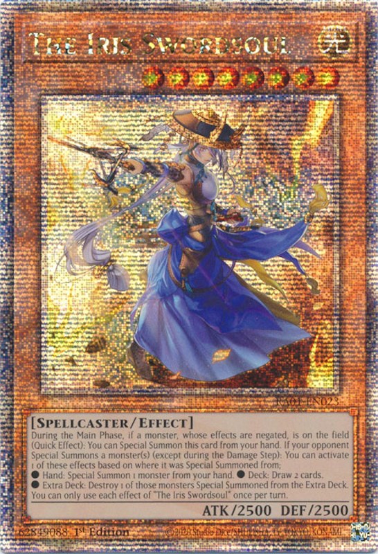 L'Épéelame Iris [RA01-FR023] Quarter Century Secret Rare