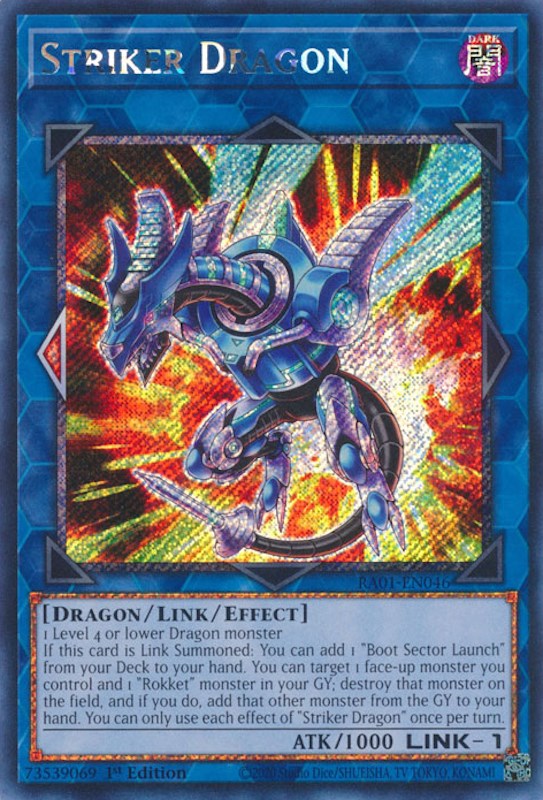 Dragon Frappeur [RA01-FR046] Secrète Rare Platine