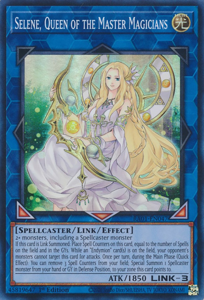 Selene, reine des magiciennes maîtresses [RA01-FR047] Super Rare