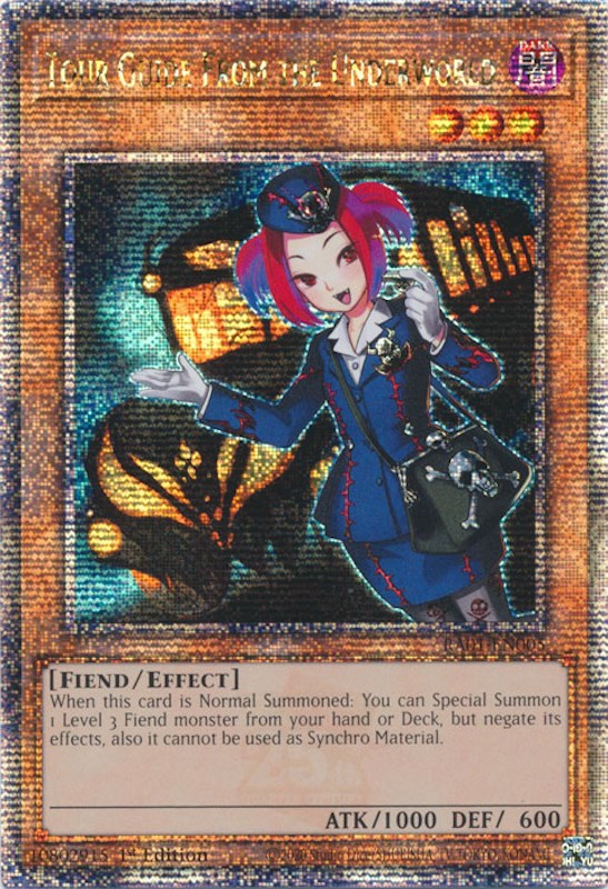 Guide des Enfers [RA01-EN005] Quarter Century Secret Rare