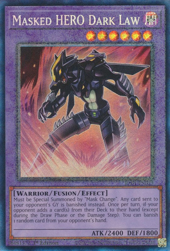 HEROS Masqué Sombre Loi [RA01-FR025] Prismatic Collector's Rare