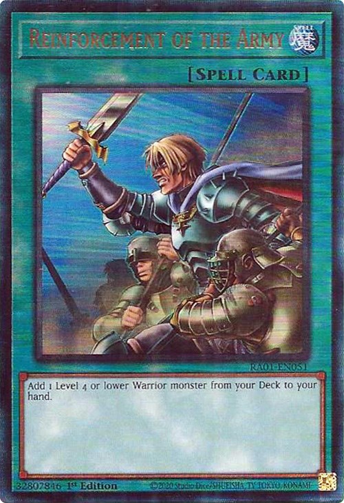 Renforcement de l'Armée [RA01-FR051] Prisme Ultimate Rare