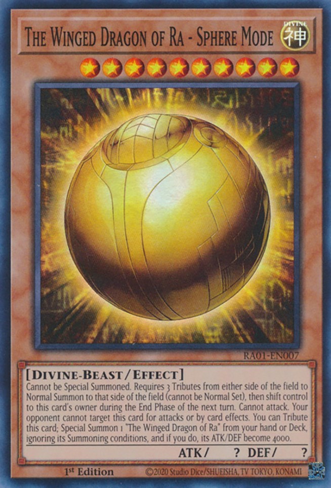 El Dragón Alado de Ra - Esfera de Modo [RA01-EN007] Super Rara