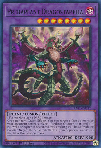 Predaplanta Dragostapelia [RA01-EN027] Super Rara