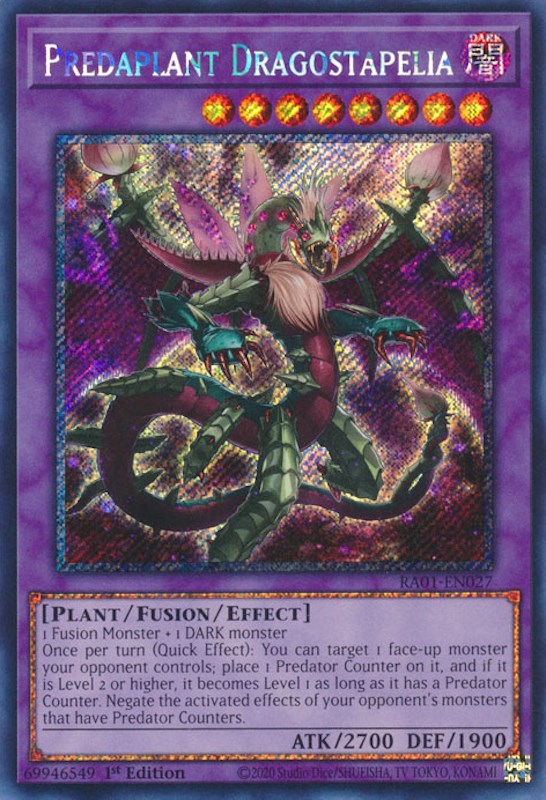 Predaplante Droséraphyllum [RA01-FR027] Secrète Rare Platine