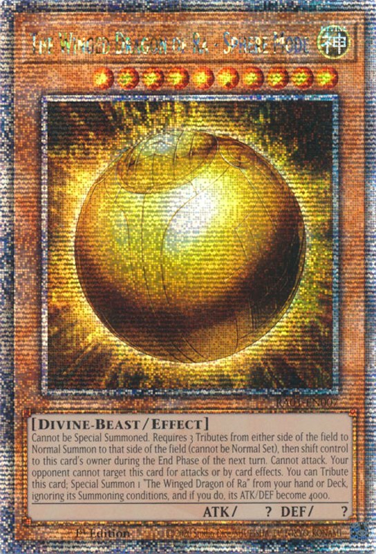 Le Dragon Ailé de Râ - Mode Sphère [RA01-FR007] Quarter Century Secret Rare