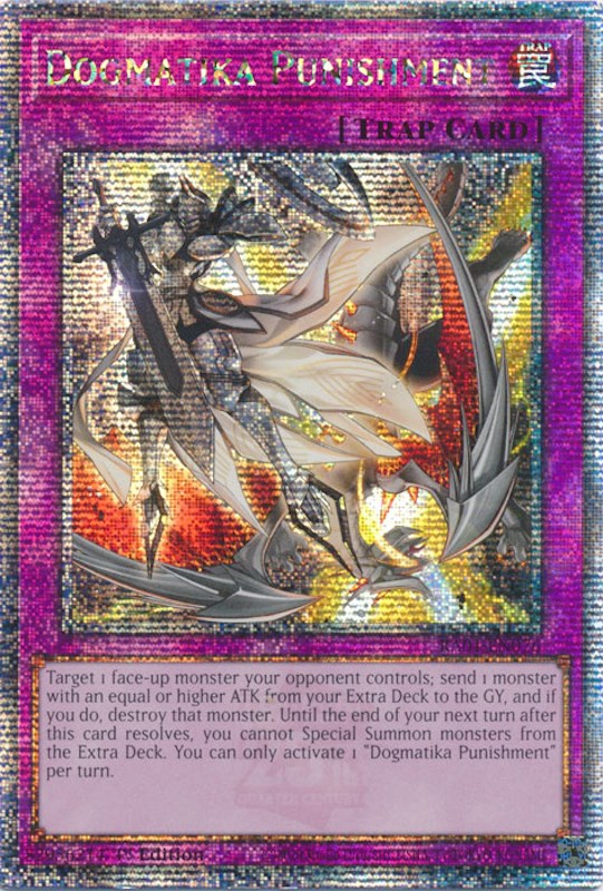 Punition Dogmatika [RA01-FR076] Quarter Century Secret Rare