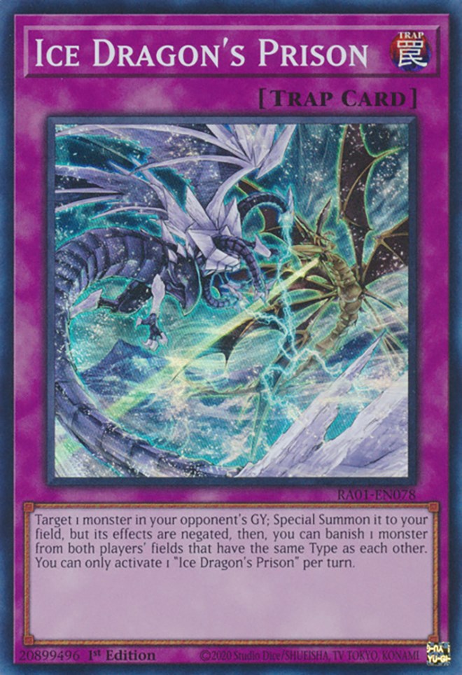 Prison du dragon de glace [RA01-EN078] Super Rare
