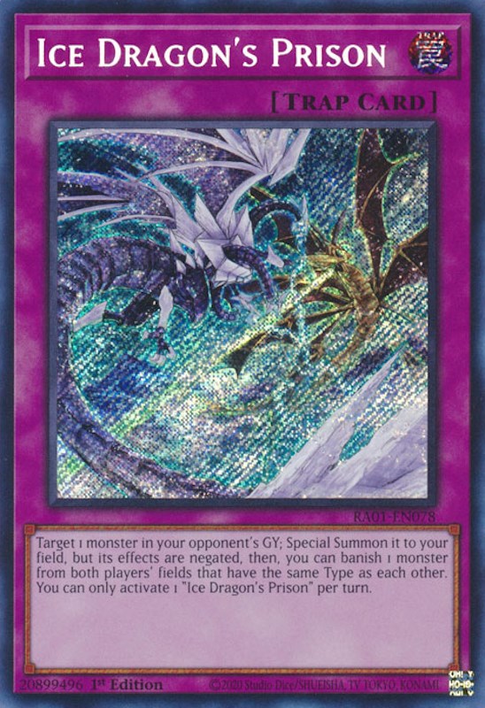 Prison de Glace du Dragon [RA01-FR078] Secret Rare