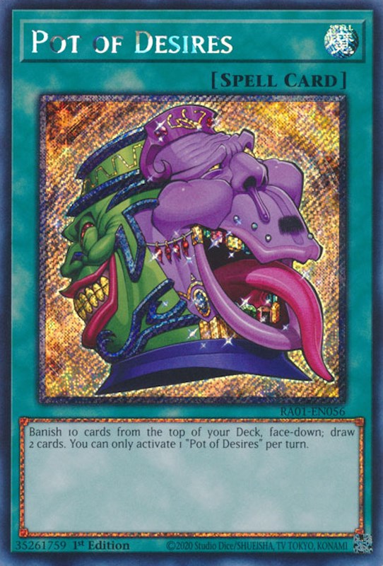Pot de Désirs [RA01-FR056] Secret Rare Platine