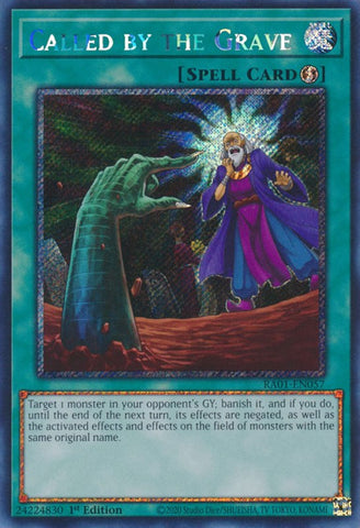Appelé par la Tombe [RA01-FR057] Secret Rare Platine