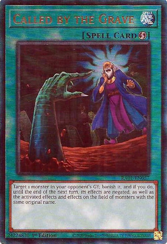 Appel de la Tombe [RA01-EN057] Prismatic Ultimate Rare
