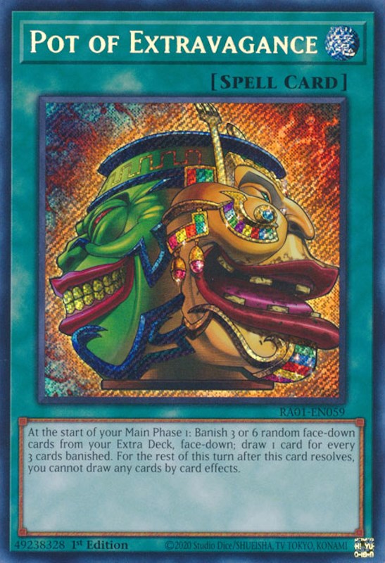 Pot d'Extravagance [RA01-FR059] Secret Rare