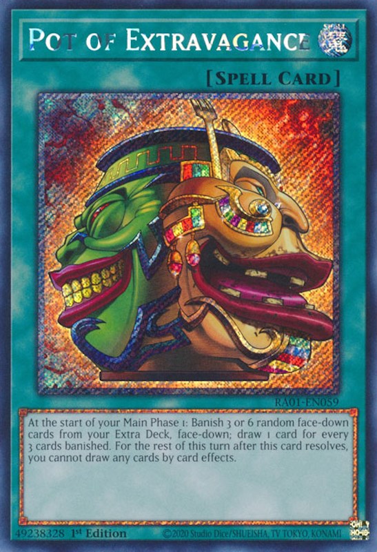 Pot de l'Extravagance [RA01-FR059] Platinum Secret Rare