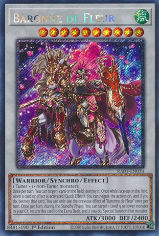 Baronne de Fleur [RA01-EN034] Secreta Rara Platino