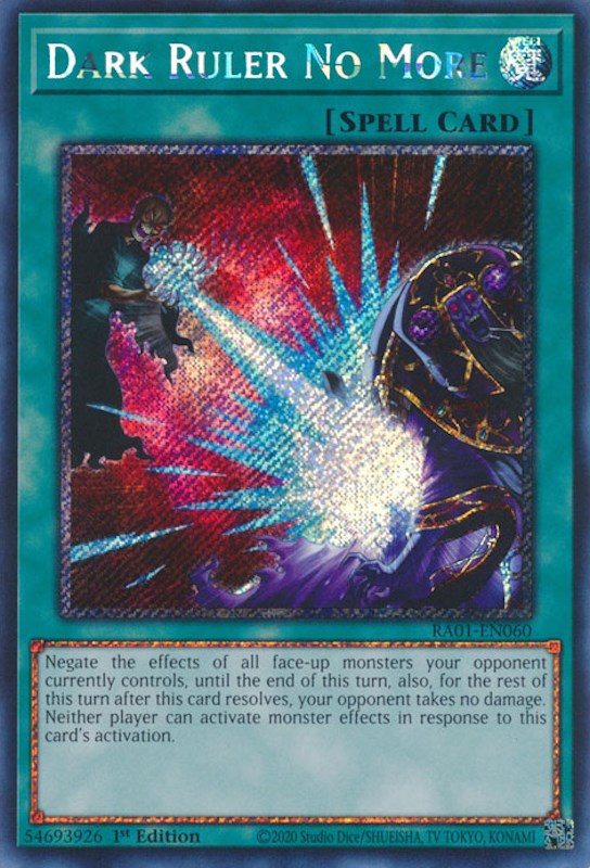 Interruption de Traite [RA01-EN060] Platinum Secret Rare