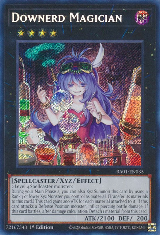 Magicien Downerd [RA01-FR035] Secret Rare