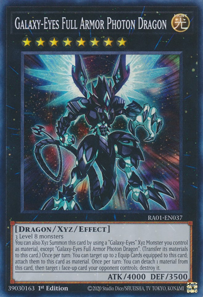 Dragon Photon Armure Complète aux Yeux Galactiques [RA01-FR037] Super Rare