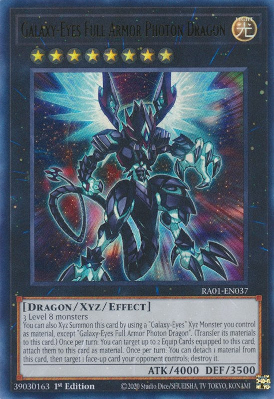Dragon Photon Armure Complète Yeux Galactiques [RA01-FR037] Ultra Rare