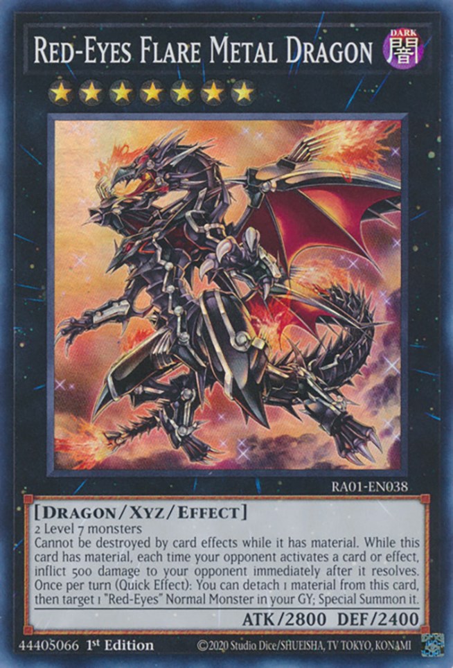 Dragon Métalflamme aux Yeux Rouges [RA01-FR038] Super Rare