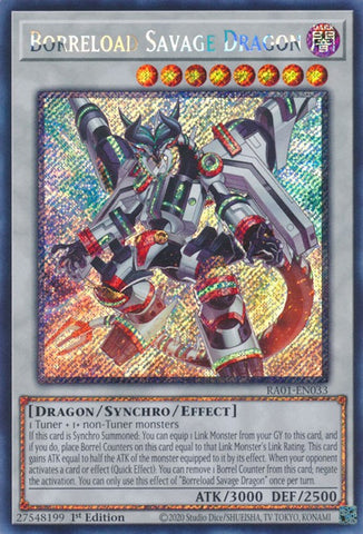 Dragon Sauvage Chargeborrelle [RA01-FR033] Secrète Rare Platine
